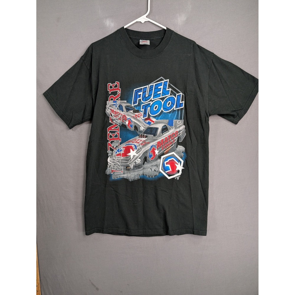 Jerzees Whit Bazemore Matco Tools Racing Fuel Tool T-Shirt Large Black